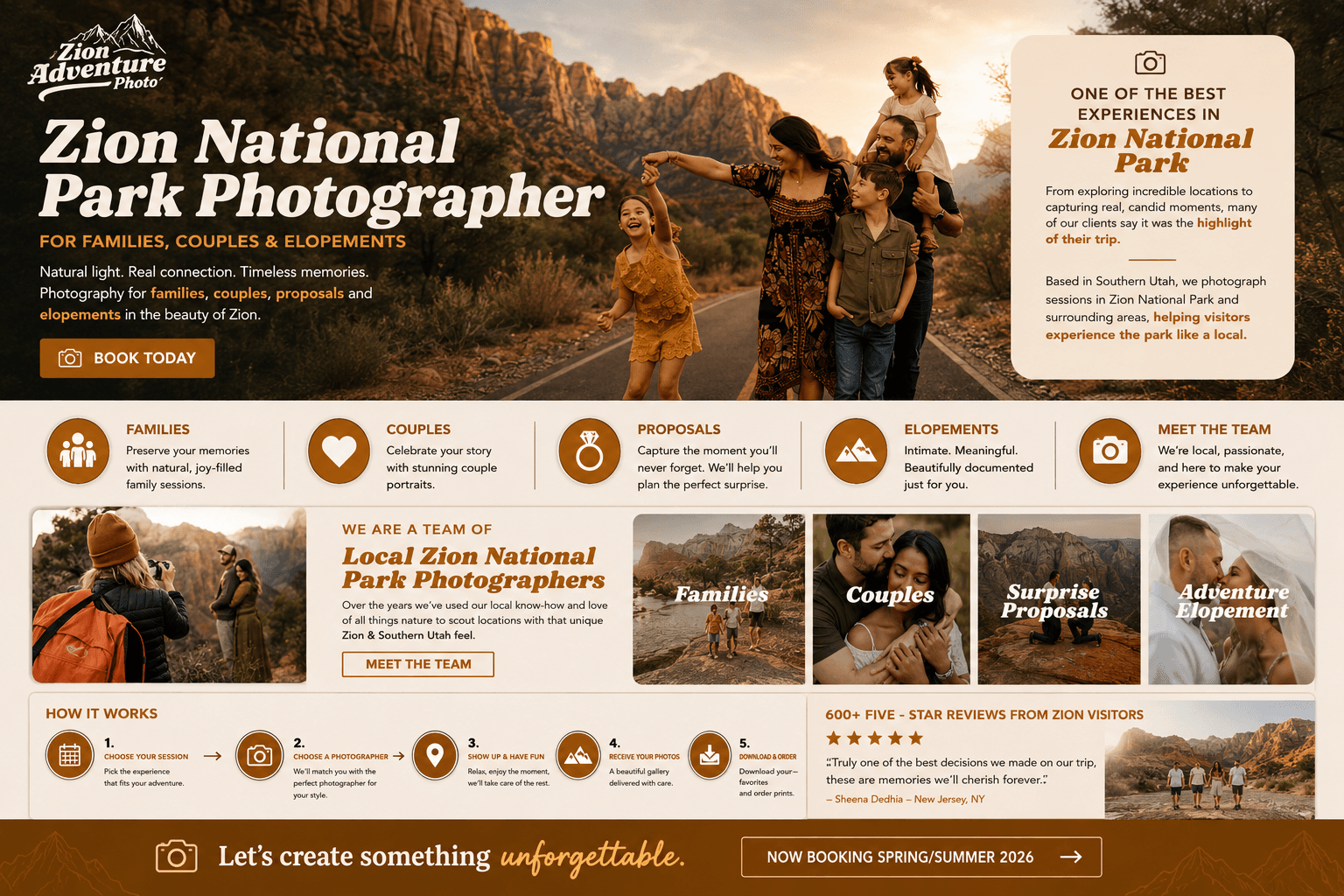 zion national park photographer