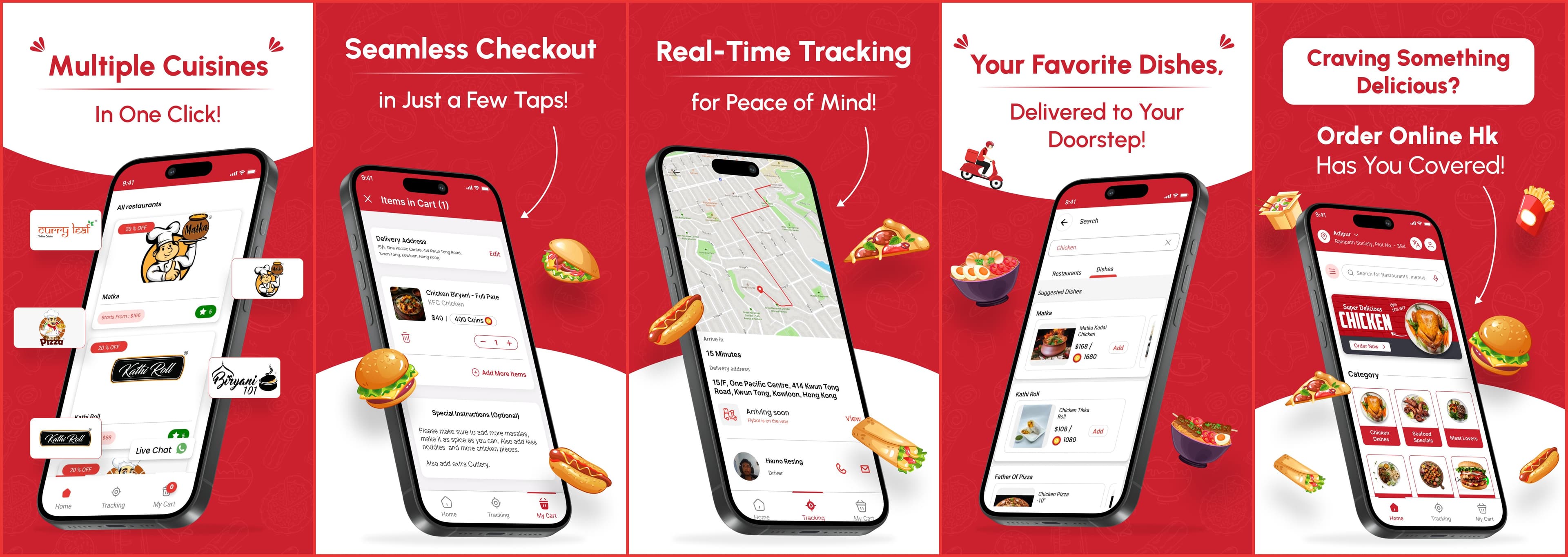 OOHK Food Delivery App